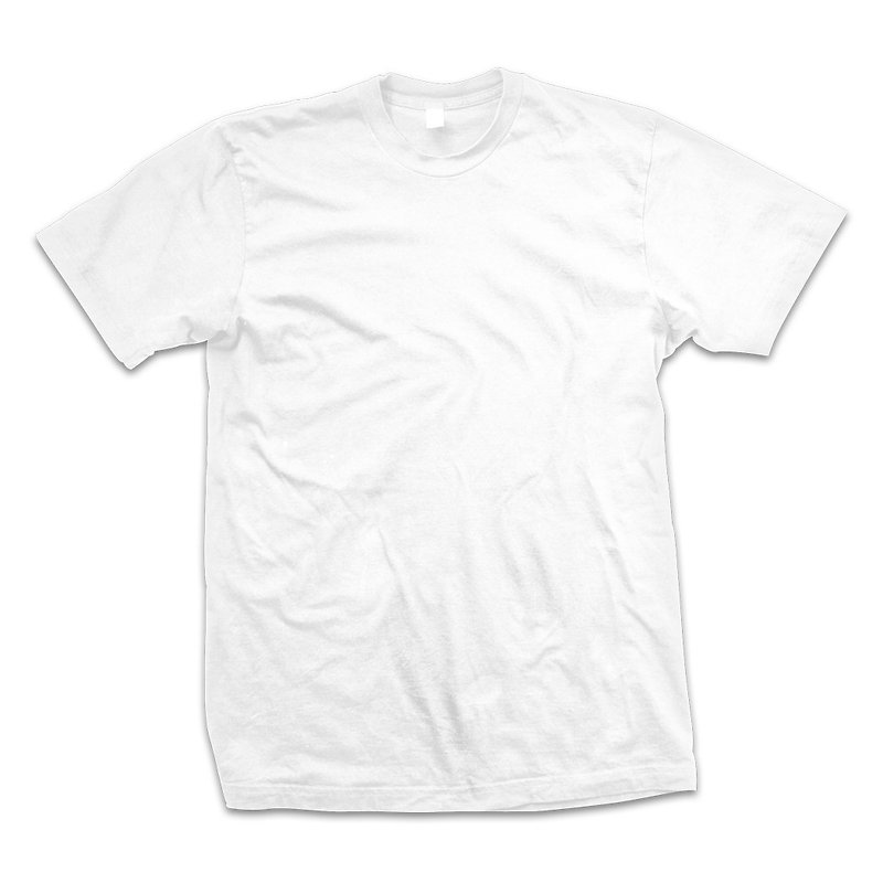 AppleWork 純棉白色素TEE 買衣送衣 - 男 T 恤 - 紙 