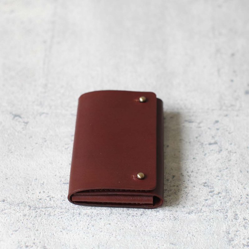 Brown leather card holder/wallet - Card Holders & Cases - Genuine Leather Brown