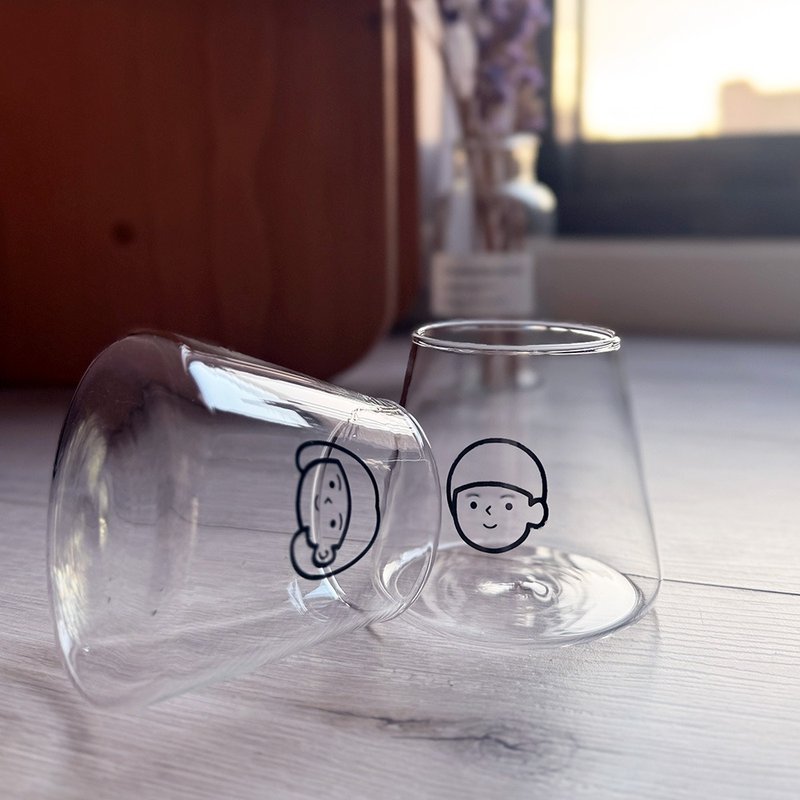 A pair of Glasses - Cups - Glass 