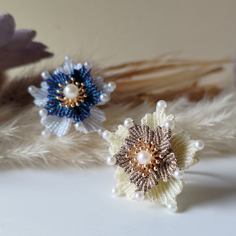 Blossom Series Braided Ring/Dream Grass - General Rings - Other Man-Made Fibers 