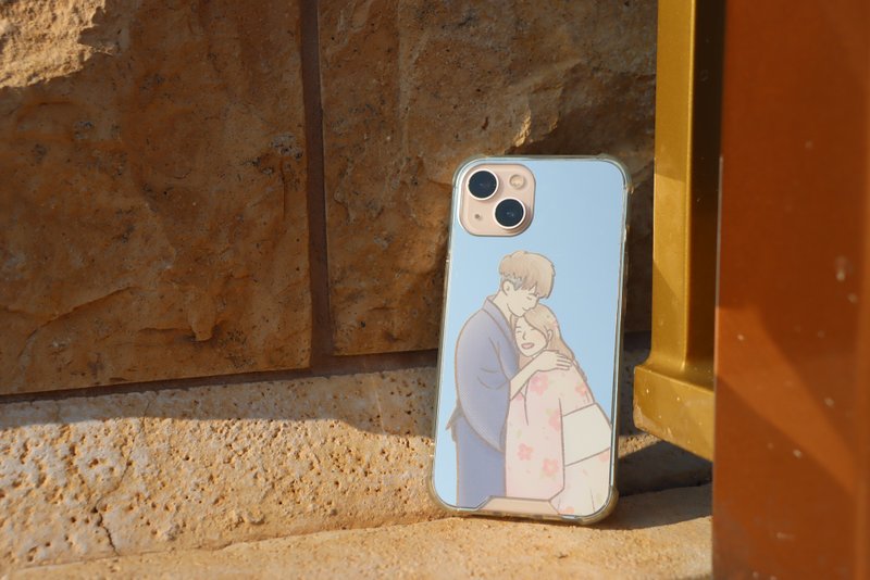 [Customized face-like painting] Add-on purchase-Mirror phone case - เคส/ซองมือถือ - วัสดุอื่นๆ สีเงิน