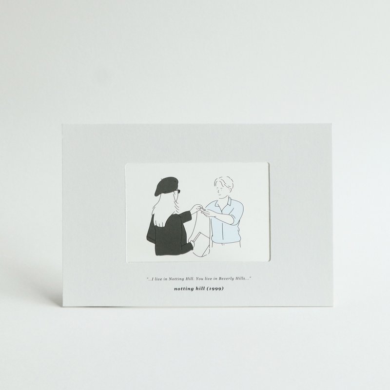 Love Senses Clear Postcard - Anna and William - 卡片/明信片 - 紙 透明