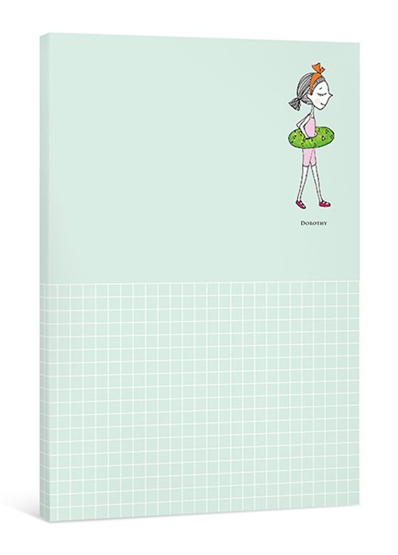 Dorothy Simple and Universal Monthly Notepad-Green (9AAAU0005) - สมุดบันทึก/สมุดปฏิทิน - กระดาษ สีเขียว