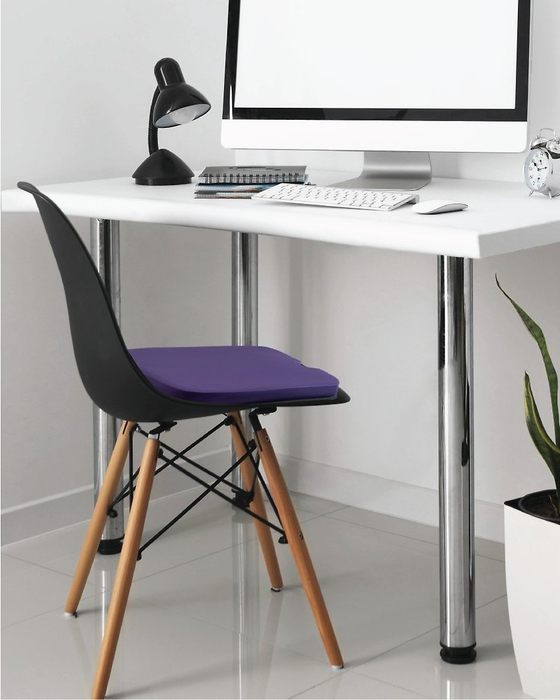 【Balance衡壓版】復健科醫師專利 / 市場唯一平衡壓力坐墊 - 椅子/沙發 - 聚酯纖維 紫色