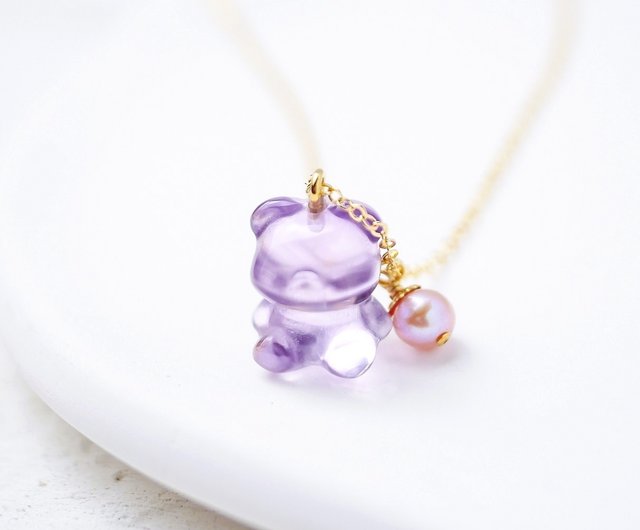 chigoグミベアネックレス chigo グミベアネックレス ラベンダーGD