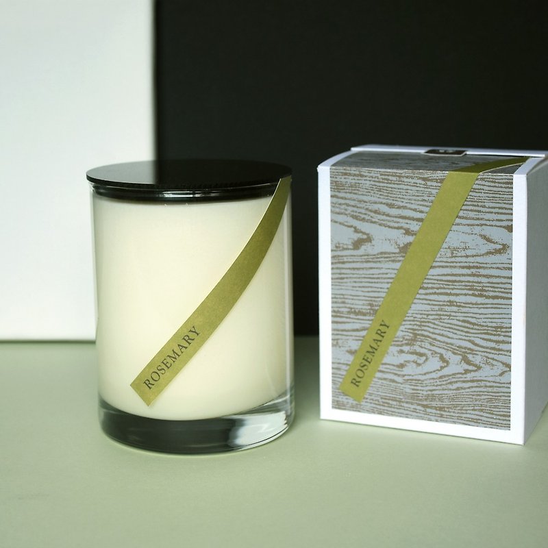 Vanilla refreshing │ Mihuo Congxiang pure plant soy Wax essential oil candle - เทียน/เชิงเทียน - พืช/ดอกไม้ สีเขียว