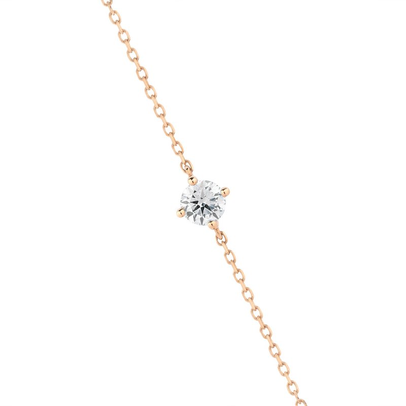 Essential 4P Bracelet 0.22 / 優雅本質四爪鑽石手鍊0.22 - 手鍊/手環 - 貴金屬 