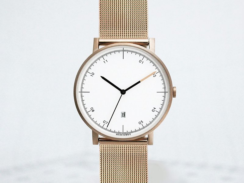玫瑰金 MG001 手錶 | 鋼帶 - 女錶 - 其他金屬 粉紅色