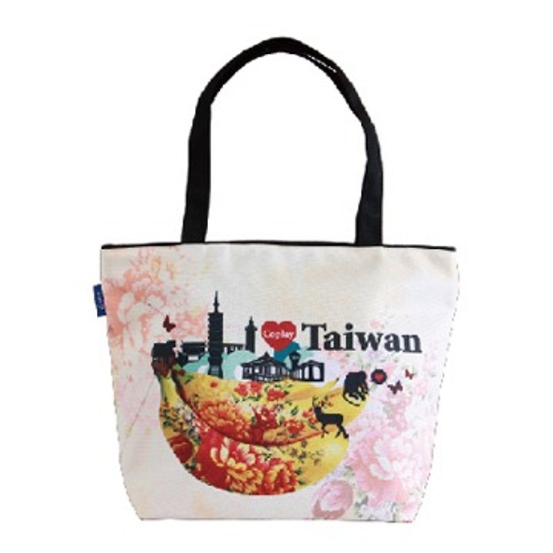 COPLAY  tote bag-Taiwan banana - กระเป๋าแมสเซนเจอร์ - วัสดุกันนำ้ สีส้ม