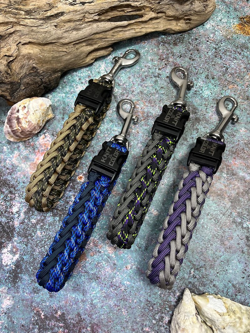 [Customized] Knit&Color. Paracord Handmade - Seaman Fin Buckle - Fitness Accessories - Nylon 