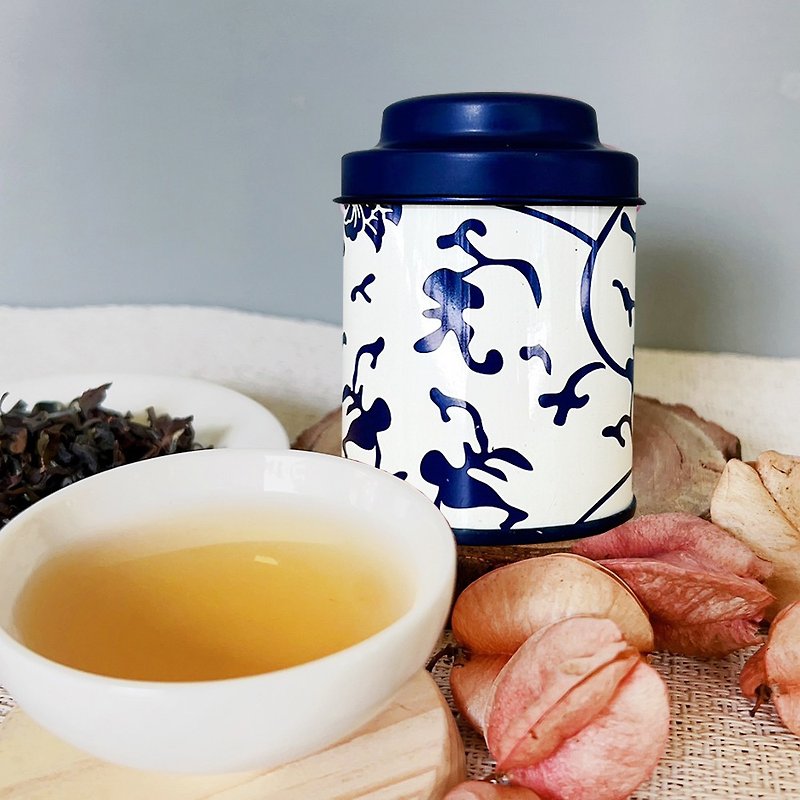 [Wu Zang Strictly Selected] Honey Fragrance Oriental Beauty Tea (Pekko Oolong)_10g Elegant Small Tea Can - Tea - Other Metals Pink