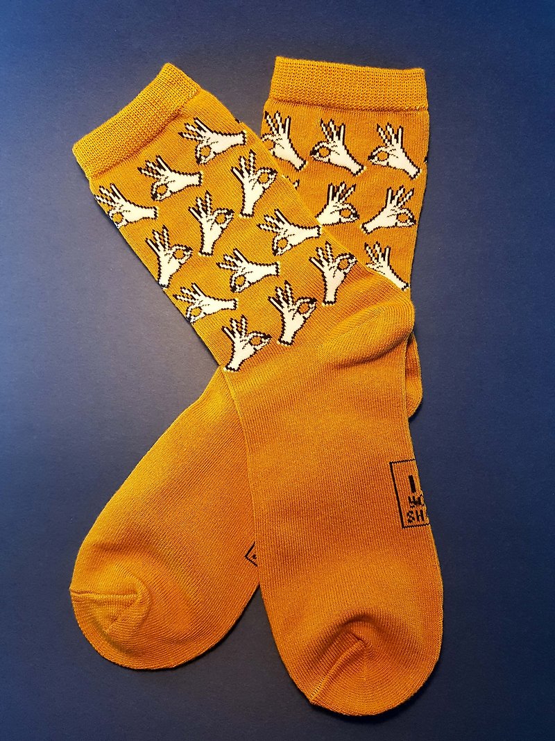 In Your Shoes New Products: I know you're watching... │Socks│Limited Edition - Socks - Cotton & Hemp Yellow