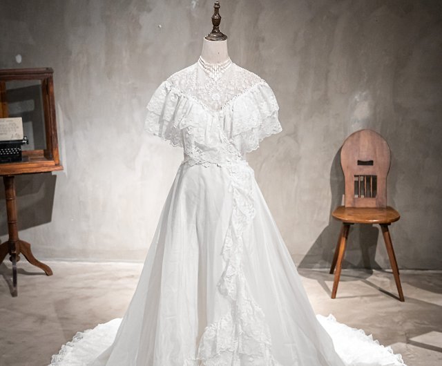 Edwardian Victorian♡フランスアンティークウェディングドレス♡-