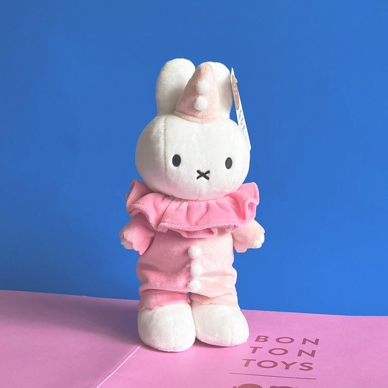 BON TON TOYS Miffy米菲兔填充玩偶- 頑皮兔 粉 24cm - 公仔/玩偶 - 聚酯纖維 粉紅色