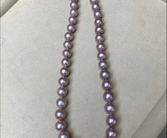 Purple Pearl Necklaces Natural, Purple Beads Jewelry Making