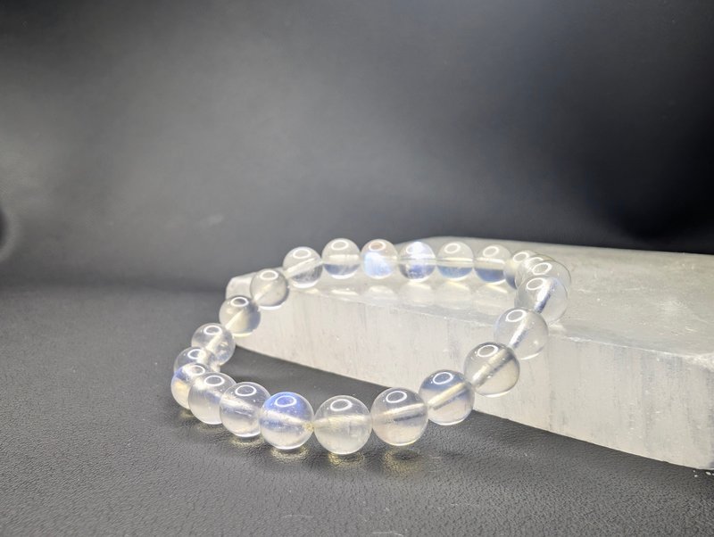 藍月光石 Moonstone 手串 手鍊 天然水晶 8mm 水晶 - 手鍊/手環 - 水晶 