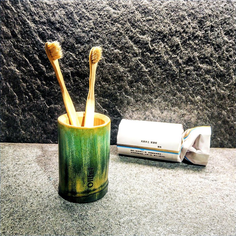 [Bihai天然の手作りティーカップは歯ブラシを含んでいません] Olifeオリジナルの生活 - その他 - 竹製 