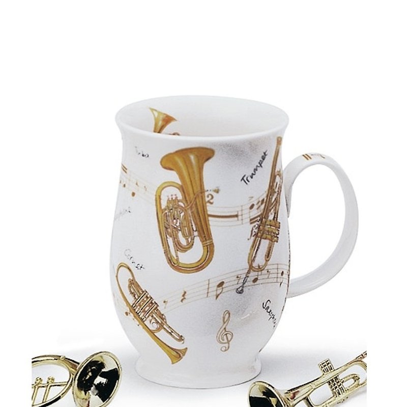 Musical instrument mug - saxophone - Mugs - Porcelain 