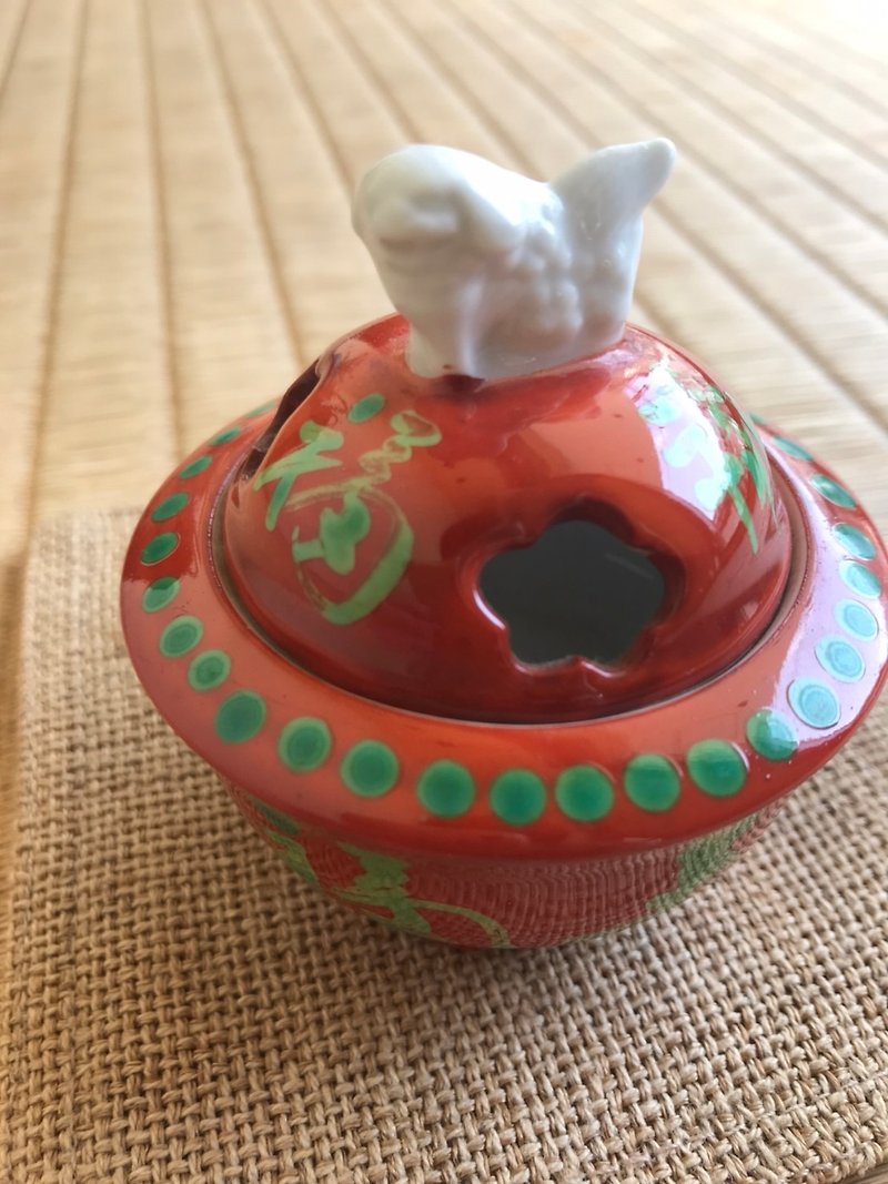 Pottery incense burner - Fragrances - Pottery Red