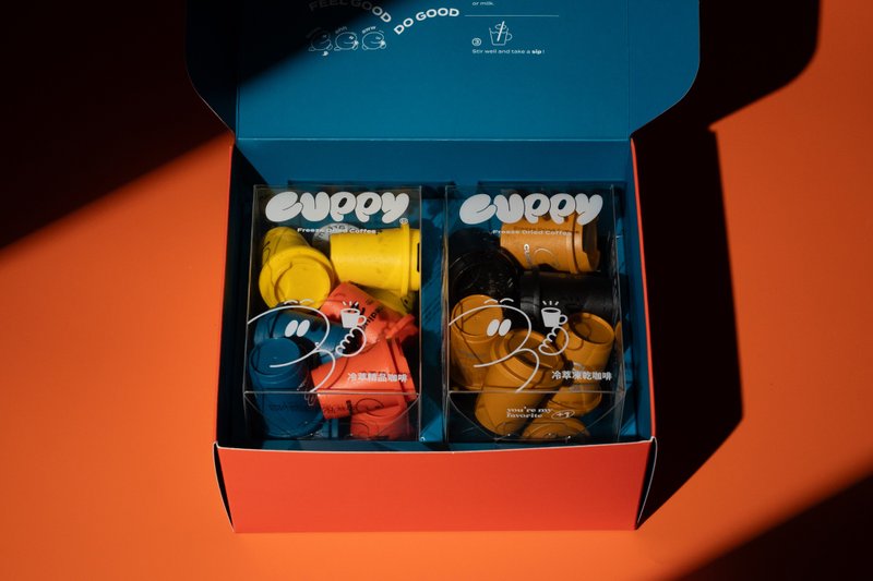 冷萃凍乾咖啡禮盒組/經典(12入)+嚴選(藝伎+耶加雪菲(12入) - 養生/保健食品/飲品 - 濃縮/萃取物 橘色