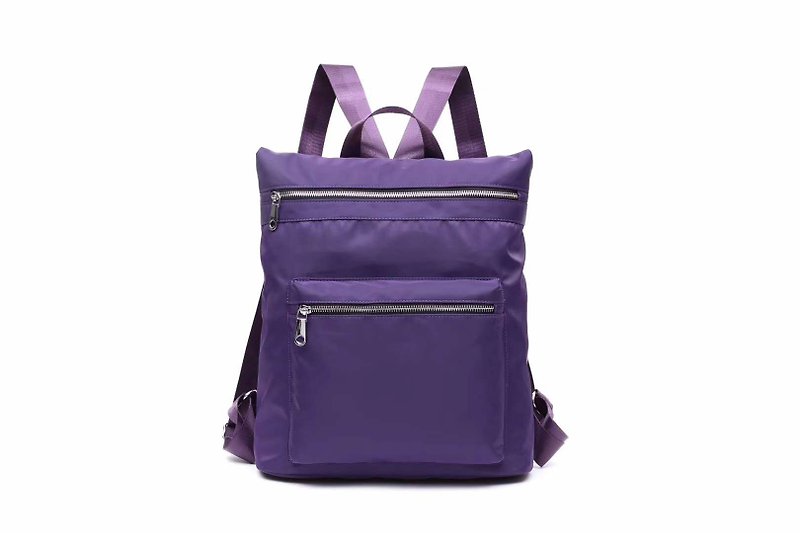 Leisure/Campus/Backpack/Backpack Couple Bag Seven Colors Available-Purple - Backpacks - Waterproof Material Purple