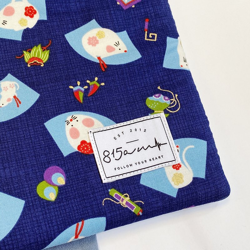 (MacBook 13-14 inches) Japanese Wamomomo-iPad Tablet Case - กระเป๋าแล็ปท็อป - ผ้าฝ้าย/ผ้าลินิน 