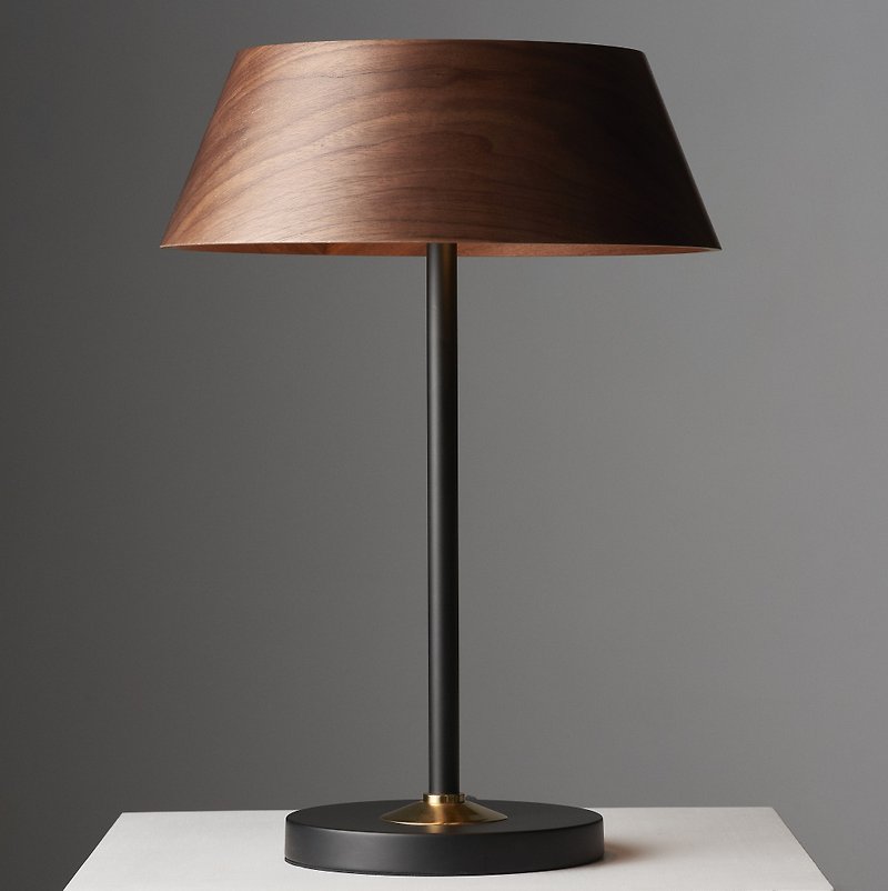 Wood Light, Table Light, Walnut, Table Lamp, SERENET Jing Mountain (AC008-WN) - Lighting - Wood 