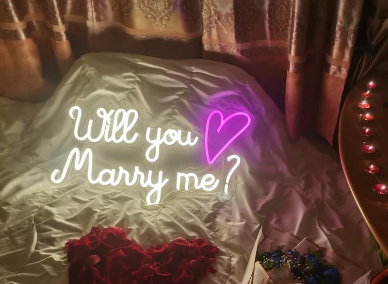 Will you marry me丨LED霓虹燈丨RL007丨AMAZING NEON - 燈具/燈飾 - 壓克力 多色