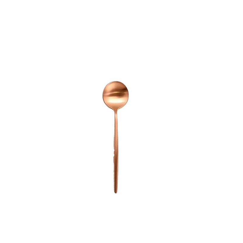葡萄牙 Cutipol MOON 霧銅 12CM 咖啡匙 - 刀叉/湯匙/餐具組 - 不鏽鋼 咖啡色