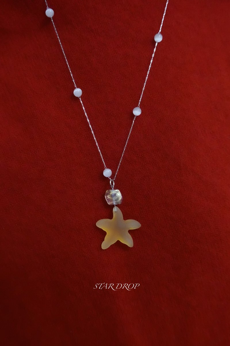 聖誕限定－STAR DROP 星芒項鍊 - 項鍊 - 不鏽鋼 