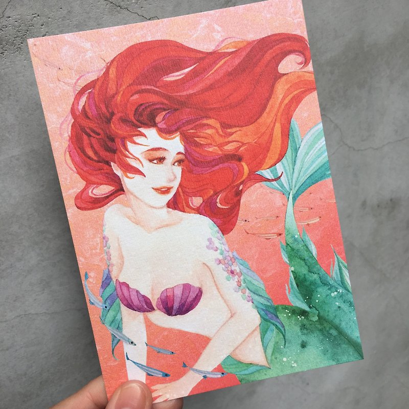 Scented Postcard-Mermaid - การ์ด/โปสการ์ด - กระดาษ 
