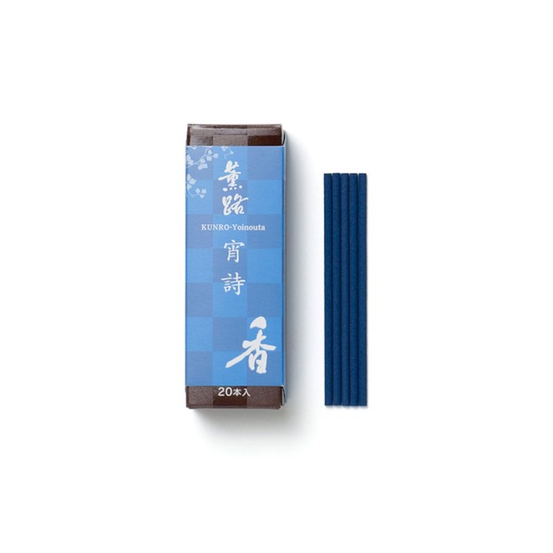 Japan's [Shoeido] KUNRO Xunlu Series [Evening Poetry] Incense sticks(20 pieces) - น้ำหอม - สารสกัดไม้ก๊อก 