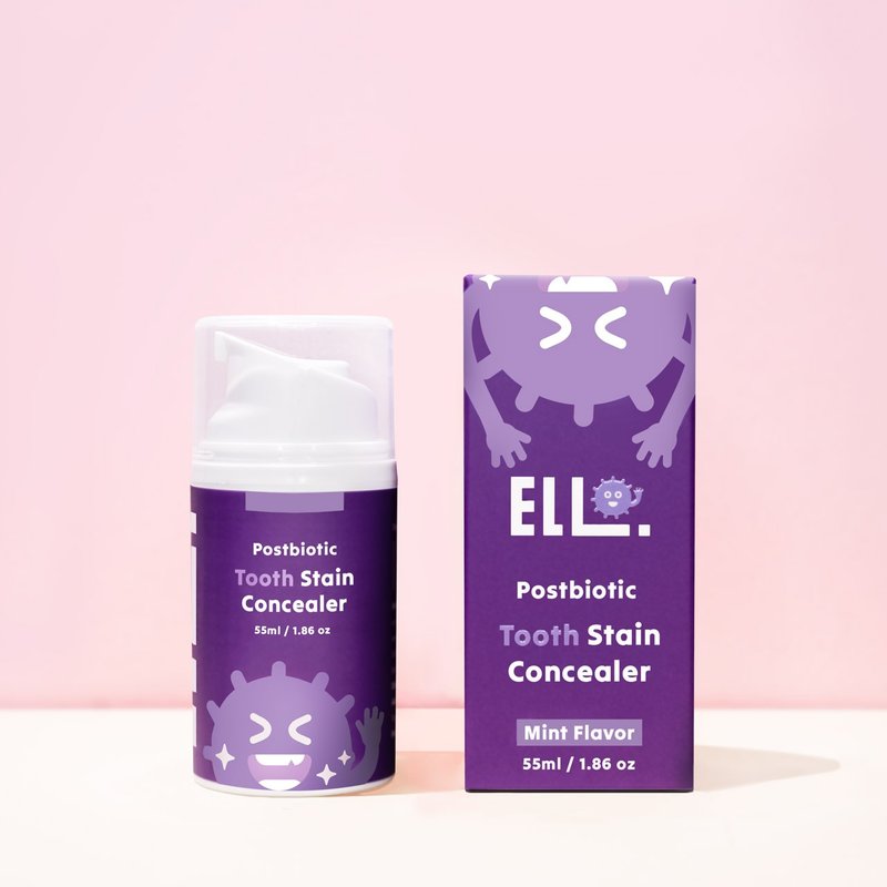 ELLO 口腔調理系列－Tooth 牙齒即刻煥白矯正膏55ml 牙齒美白首選 - 牙刷/口腔清潔 - 濃縮/萃取物 紫色