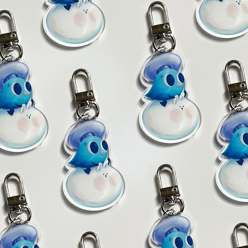 Gubitu keychain - Keychains - Acrylic Blue