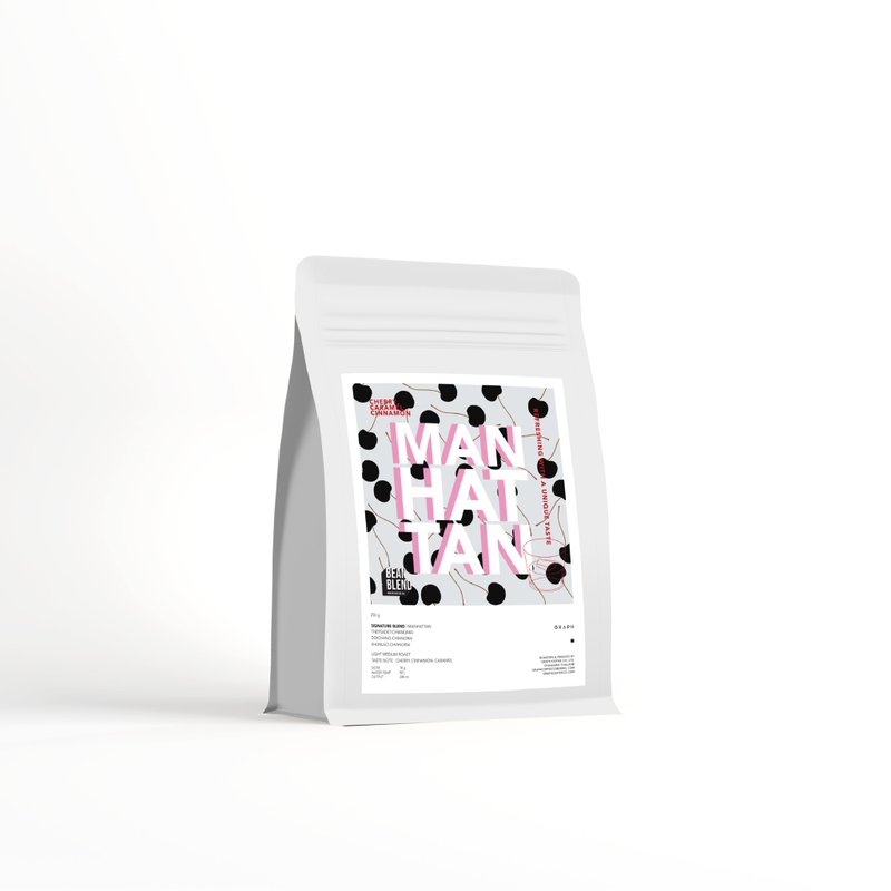 GRAPH | SIGNATURE BLEND - COCKTAIL PARTY SET - MANHATTAN 1000g. - Coffee - Other Materials Silver