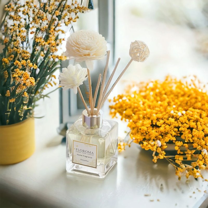 桂花 Osmanthus 室內擴香瓶 Home Diffuser - 香氛/精油/擴香 - 其他材質 白色