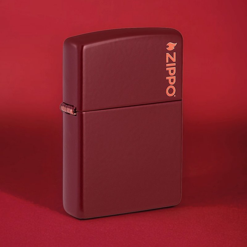 【ZIPPO官方旗艦店】梅洛葡萄紅亮漆防風打火機 46021ZL - 其他 - 銅/黃銅 紅色