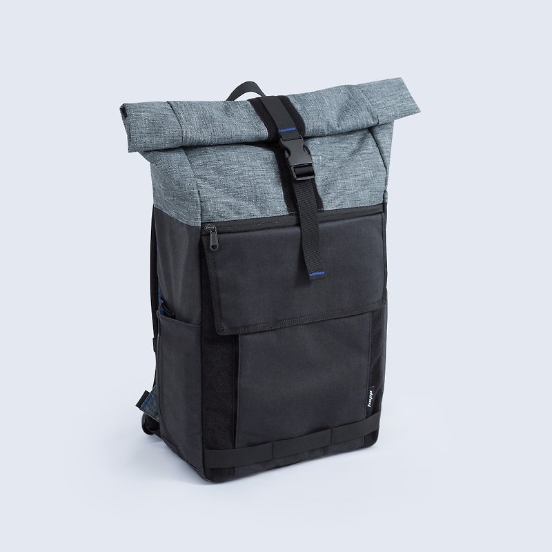 dday D+1 BACKPACK / Backpack / Waterproof Backpack / Limited / Mine Black Ash × Rock Ash - กระเป๋าเป้สะพายหลัง - วัสดุกันนำ้ 