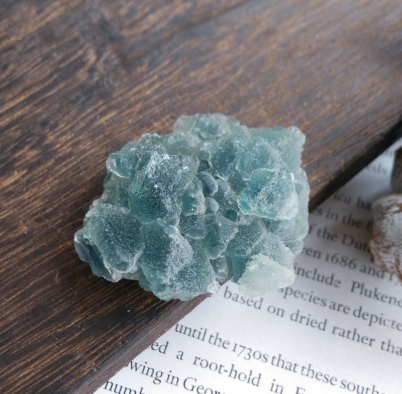 Fluorite 內蒙產地 八面體 藍螢石 天然礦石 原礦 - 擺飾/家飾品 - 其他材質 