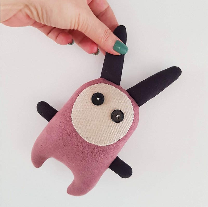 pink rabbit anime sewing pattern PDF rag doll tutorial in English animal pattern - 手工藝教學/工具書 - 其他材質 