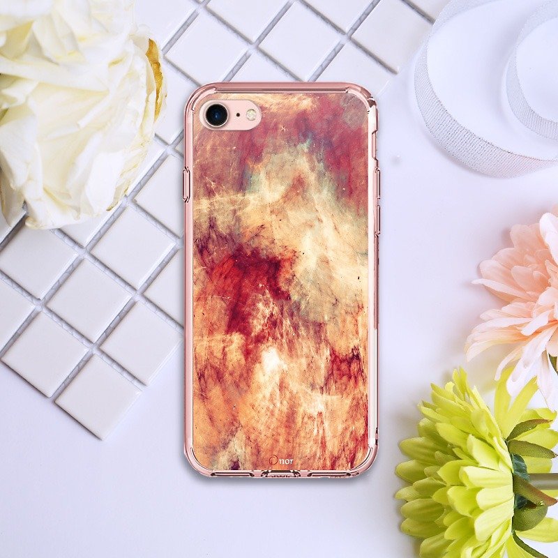 Ice crystal shell - limited edition | polar marble series [flames red | pink box] iPhone 7 full version of the protective cover for - original phone case / protective cover / shatter-resistant shell / phone shell / air shell