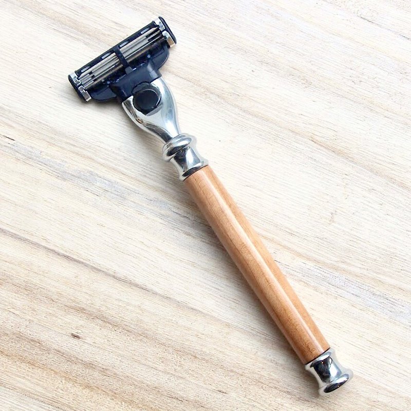 Waterproof cherry wood razor - Other - Wood Orange