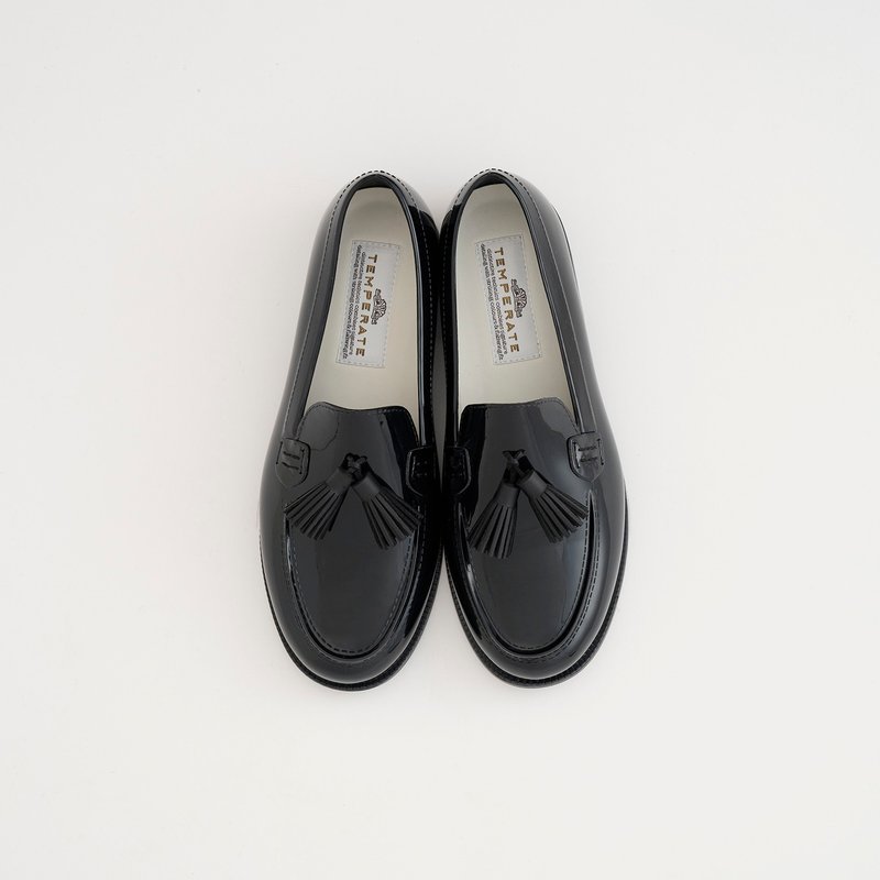 TETO (BLACK)  PVC LOAFER / RAIN SHOES - 雨鞋/防水鞋 - 防水材質 黑色