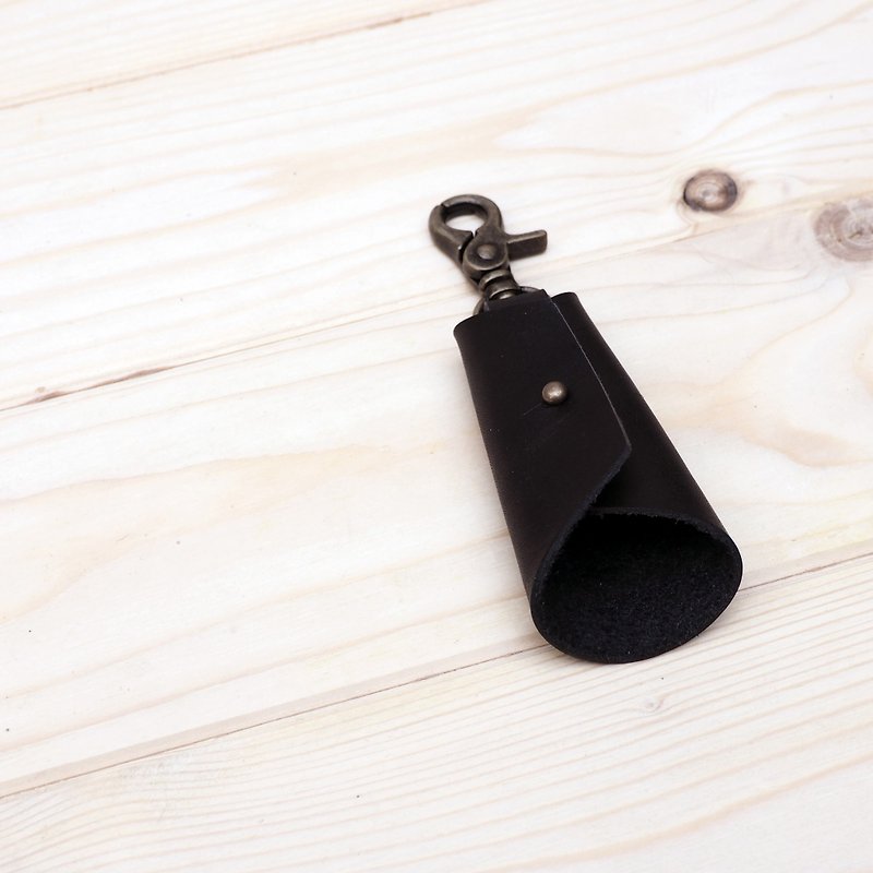 3-Keys Bag 三條鎖匙包 黑色 - 鑰匙圈/鎖匙扣 - 真皮 黑色