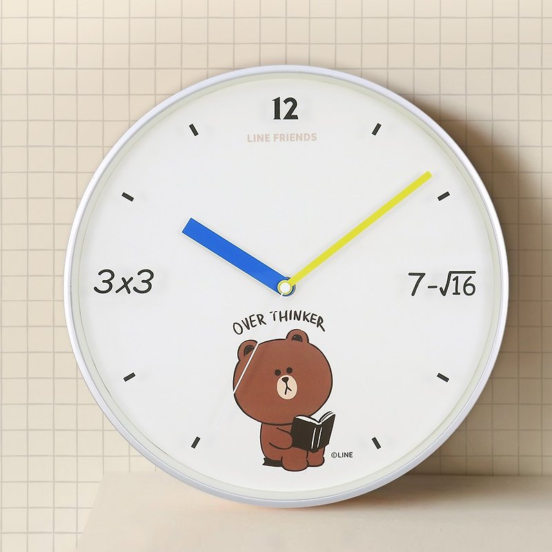 Officially authorized Xiong Da thinks too much clock wall clock/silent movement - Clocks - Plastic Multicolor