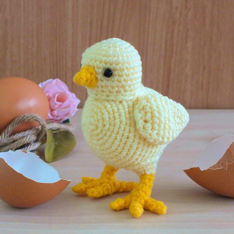 (PDF) Baby Chick Amigurumi Crochet Pattern - Logo 設計/圖案設計 - 其他材質 