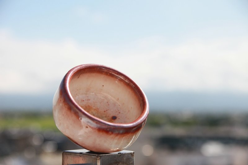 藏菁手作ㅣ柴燒志野茶碗 - 茶壺/茶杯/茶具 - 陶 