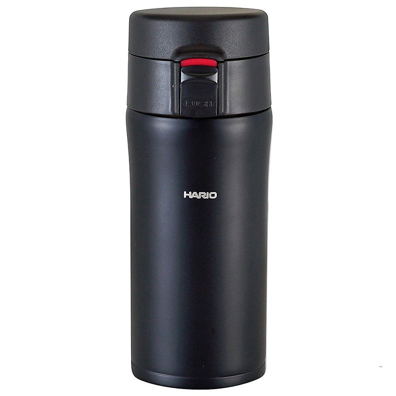 HARIO Double-layer Stainless Steel Black Carrying Bottle/VSM-35B - Coffee Pots & Accessories - Stainless Steel Black
