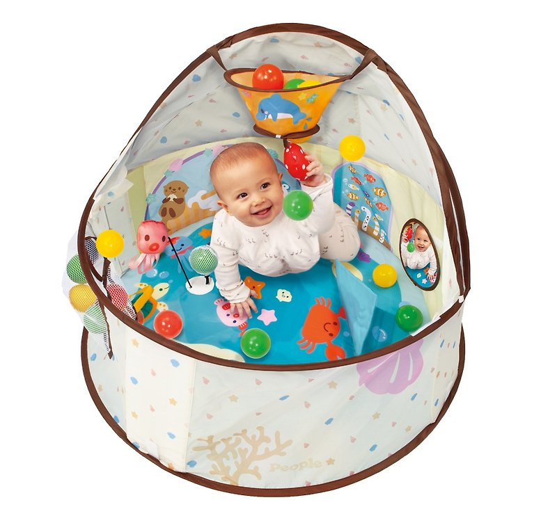 360度趣味遊戲池(附小球)/寶寶玩具/滿月禮/彌月禮-快速出貨 - 寶寶/兒童玩具/玩偶 - 其他材質 多色