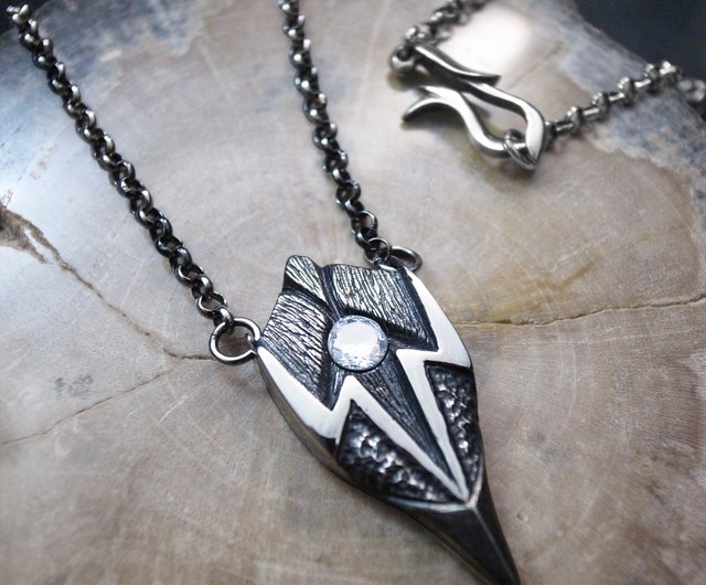 Nengshen Series Aegis Sterling Silver Pendant Set Lightning Eagle Drilling Greek Myth Zeus Ewin Necklaces I - Eagle Arrowhead Pendant Necklace